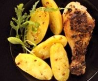 Recette libanaise cuisses de poulet aux pommes de terre