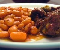 Recette libanaise haricots blancs à la viande