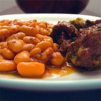 Recette libanaise haricots blancs à la viande