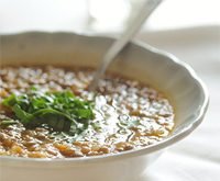 Recette libanaise purée de lentilles (Moujadara msafayé)