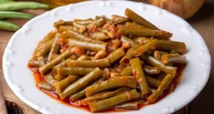 Recette traditionnelle libanaise haricots verts à l’huile d’olive (Loubiyeh bi zeit)