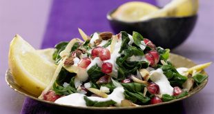 Recette libanaise salade d'épinards