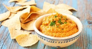 Recette libanaise houmous au piment rouge