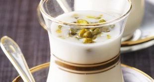 Recette libanaise pouding au lait et aux pistaches