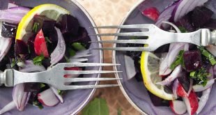 Recette libanaise salade de betteraves au citron, aux herbes et au sirop de grenade