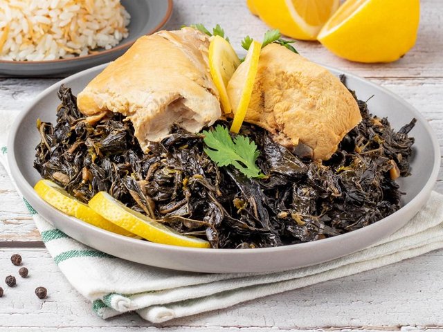 Recette libanaise mouloukhia (Corète potagère)